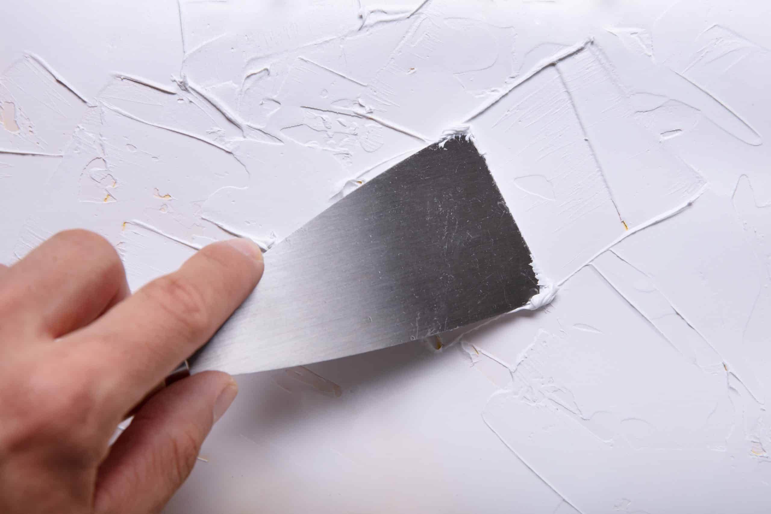 How to repair a dent in drywall without the fill shrinking back