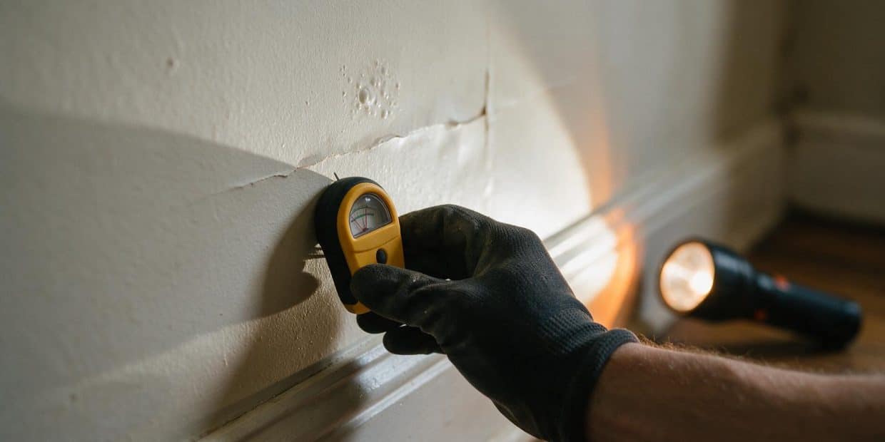 How to detect mold inside walls before you cut one open
