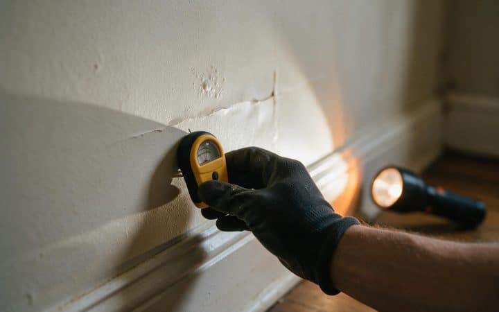 How to detect mold inside walls before you cut one open