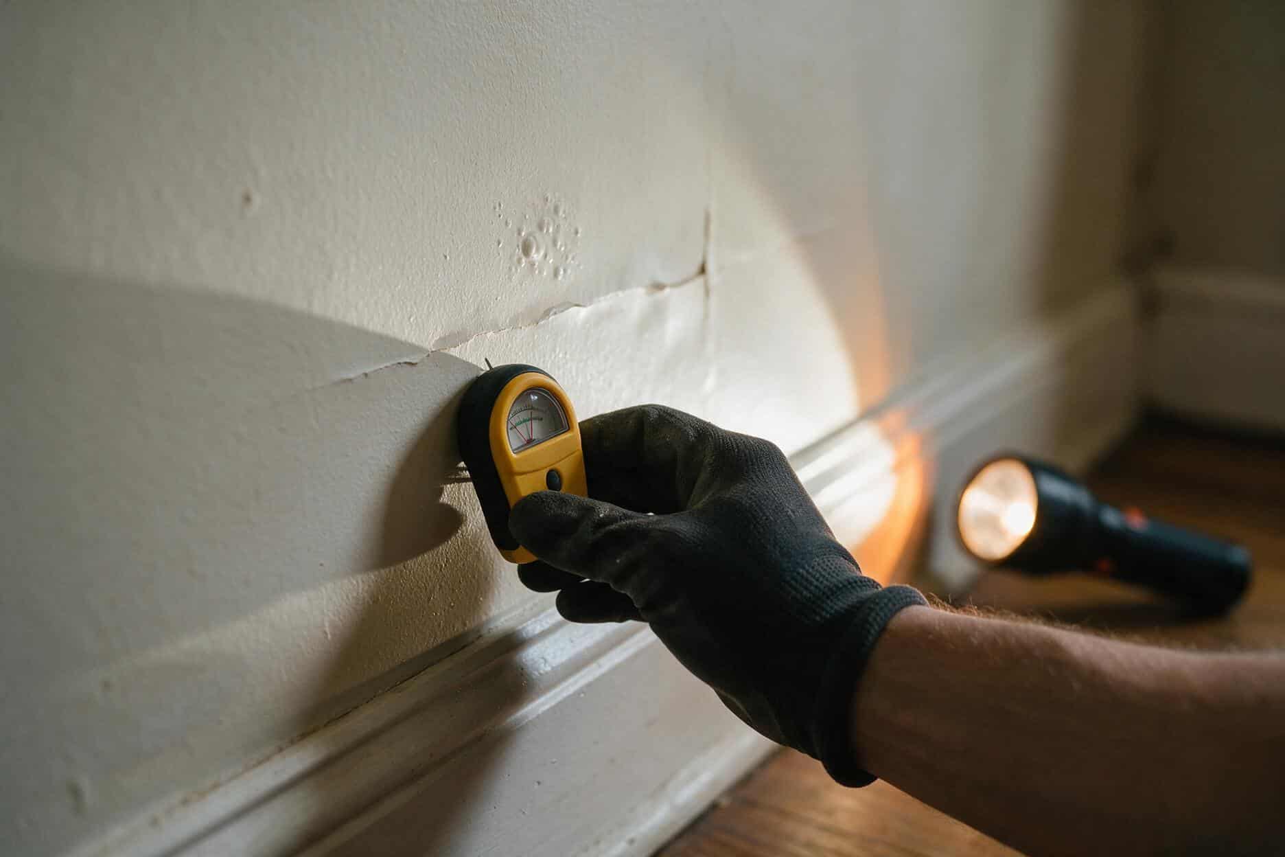 How to detect mold inside walls before you cut one open
