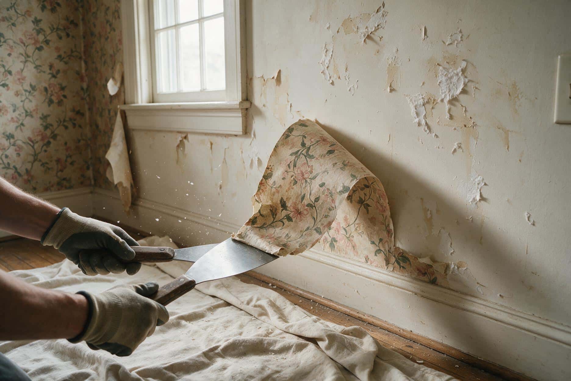 How to remove wallpaper without wrecking the wall underneath