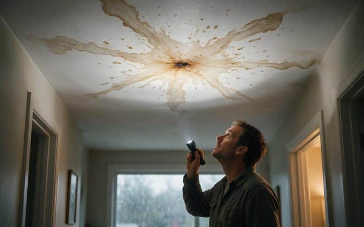 Water Leaking From Ceiling When It Rains: Find the Source