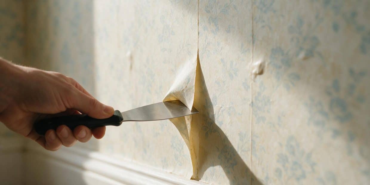 Can you paint over wallpaper? The wall behind it decides