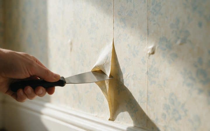 Can you paint over wallpaper? The wall behind it decides