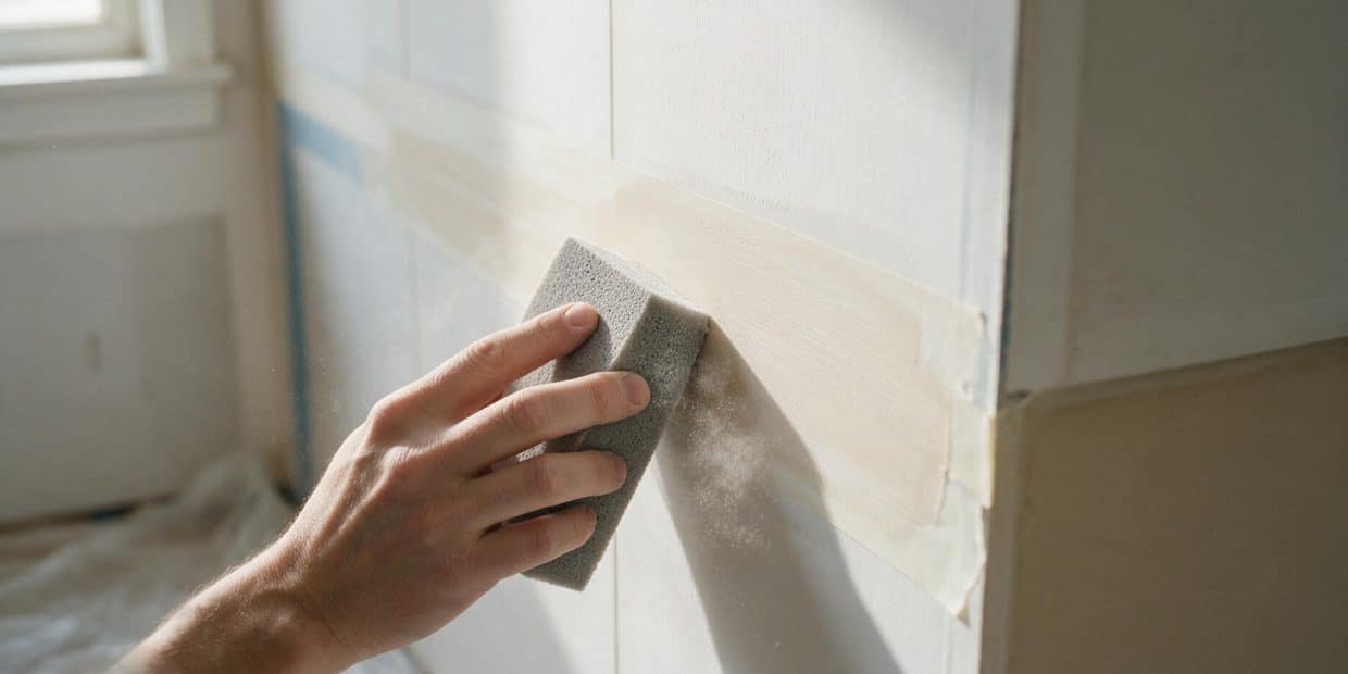 What grit to sand drywall: the right grit for every stage