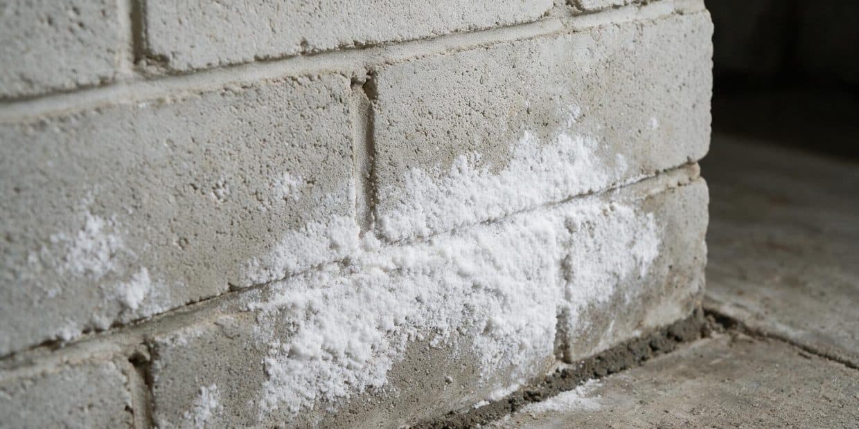 Efflorescence on walls: what the white crust is actually telling you