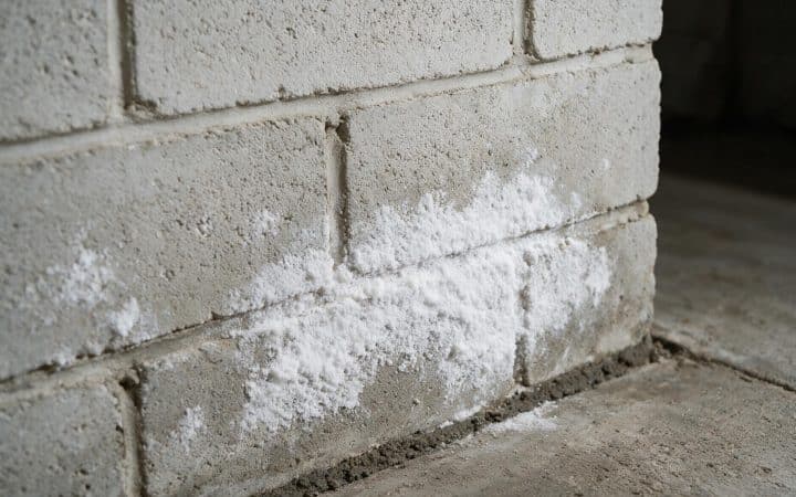 Efflorescence on walls: what the white crust is actually telling you