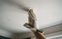 How to Patch a Small Hole in the Ceiling: What Changes When It’s Overhead